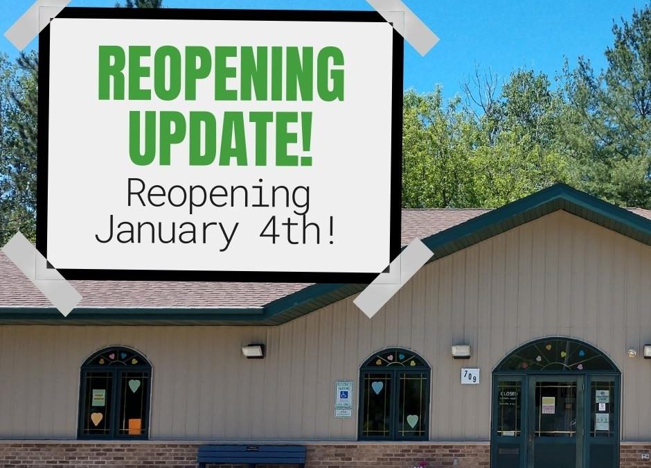 Reopening January 4th